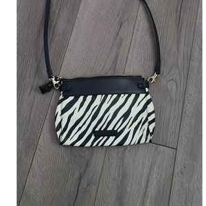 Liz clairborne zebra purse